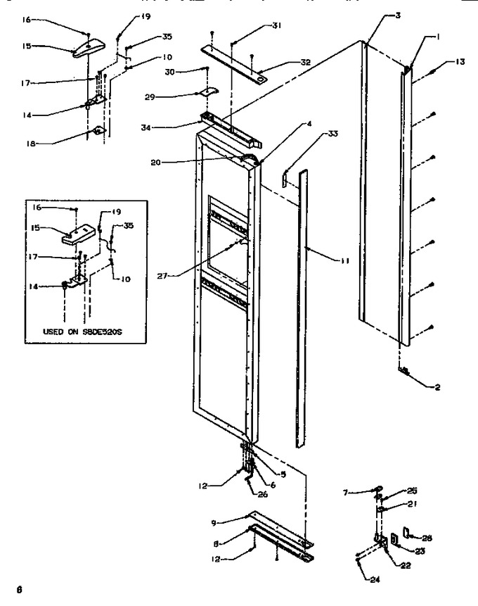 Diagram for SRDE520SW (BOM: P1183101W W)