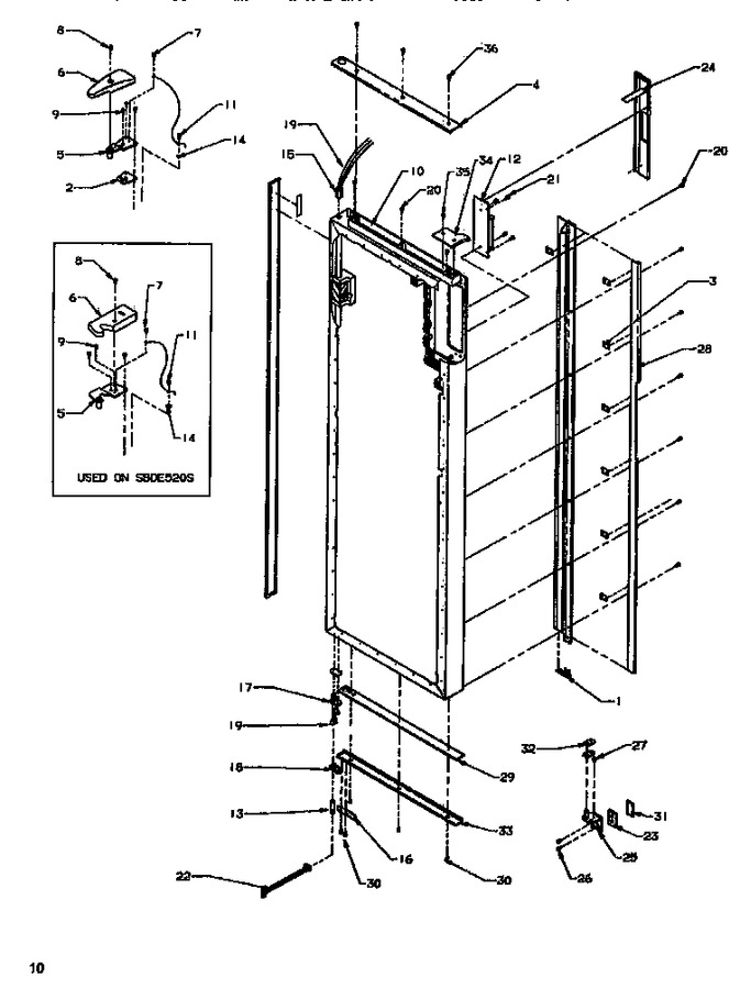 Diagram for SRDE520SW (BOM: P1183101W W)