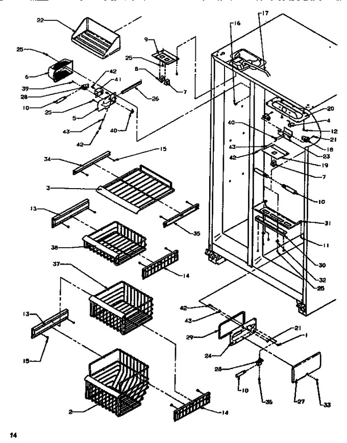 Diagram for SRDE520SW (BOM: P1183101W W)
