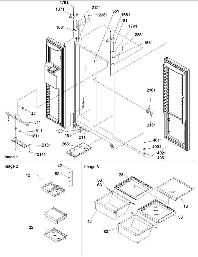 Diagram for SBDE522VW (BOM: P1320305W W)