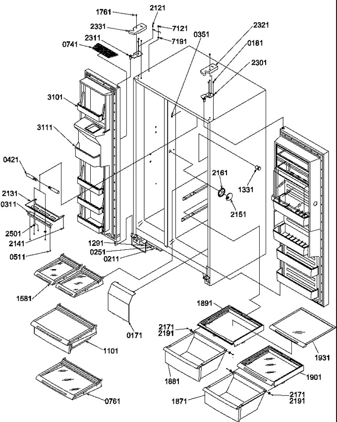 Diagram for SBDX520SW (BOM: P1185104W W)
