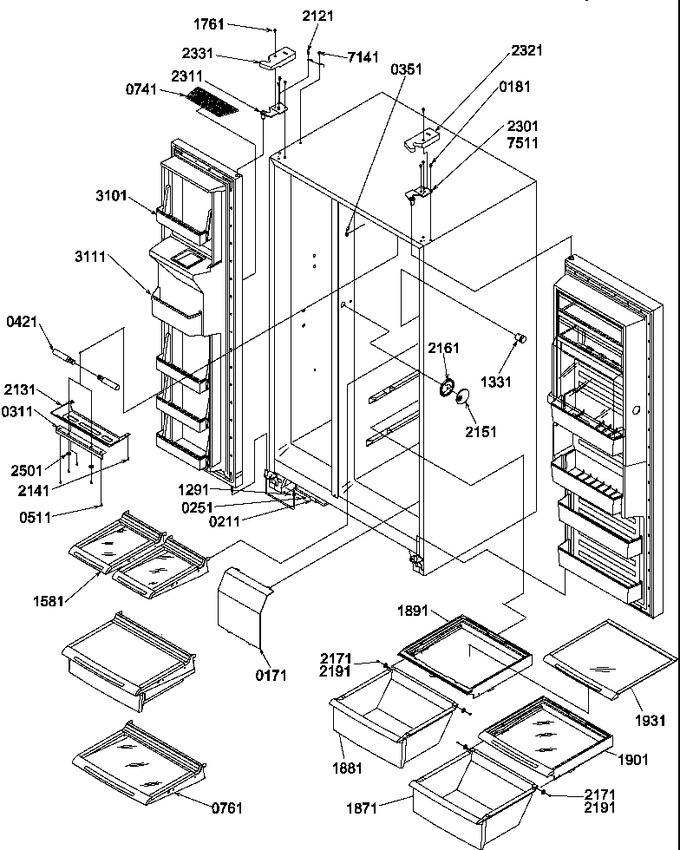 Diagram for SBDX520TW (BOM: P1313202W W)