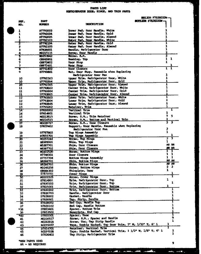 Diagram for SCTI20H (BOM: P7836030W)