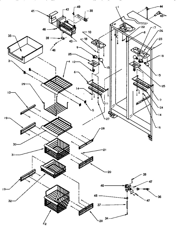 Diagram for SRI25S2L (BOM: P1194001W L)