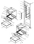 Diagram for 14 - Ref Shelving And Drawers
