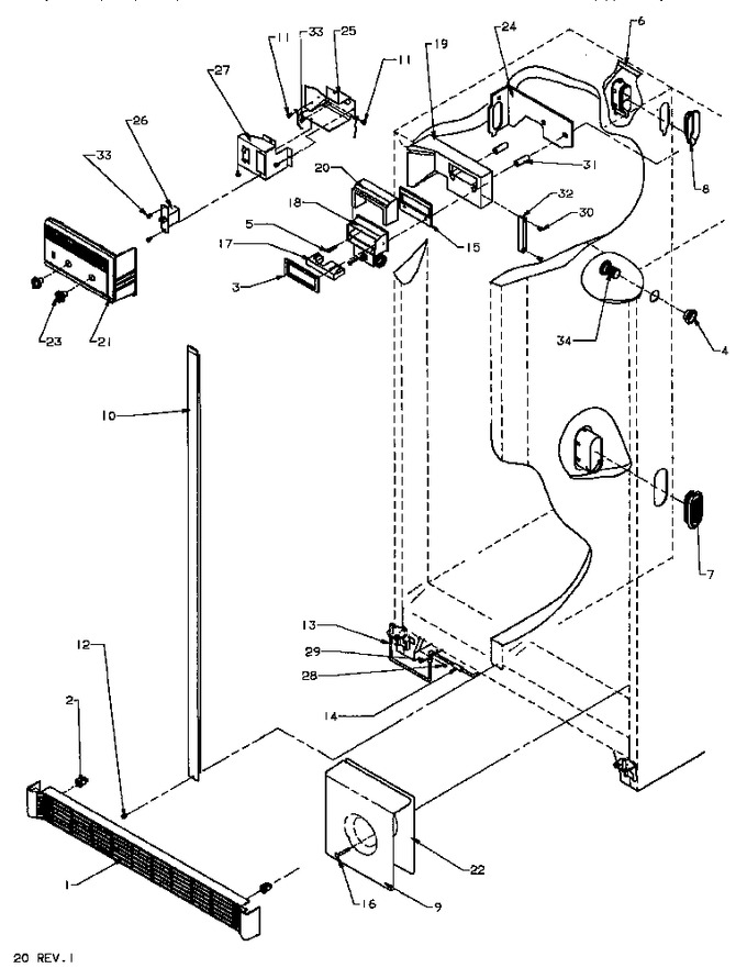 Diagram for SCD25N2L (BOM: P1181323W L)