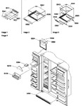 Diagram for 12 - Shelf, Crisper Assemblies And Toe Grille