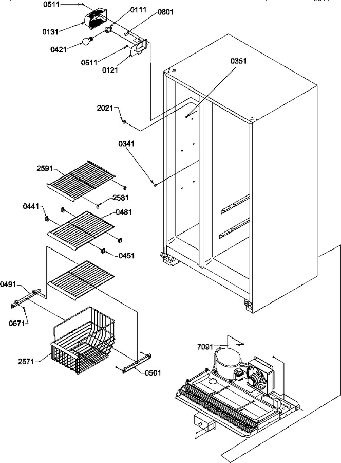 Diagram for SCD25TBL (BOM: P1303517W L)