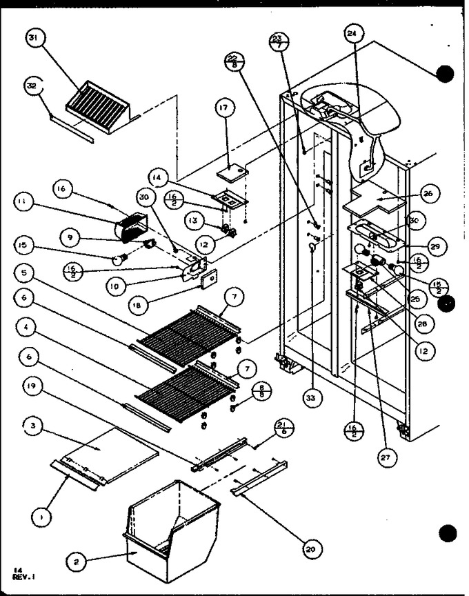 Diagram for SCD25JB (BOM: P1104015W)