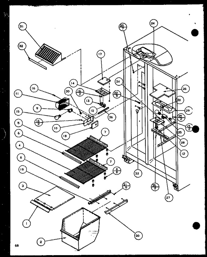 Diagram for SCD25J (BOM: P1116302W)