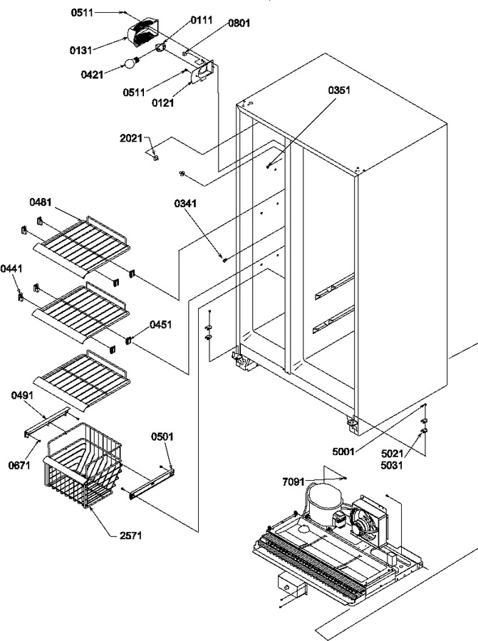 Diagram for SCD25TBL (BOM: P1190428W L)