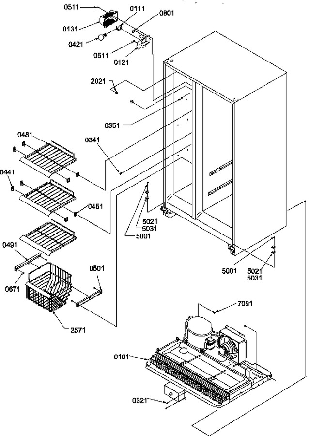 Diagram for SCD25TL (BOM: P1190425W L)
