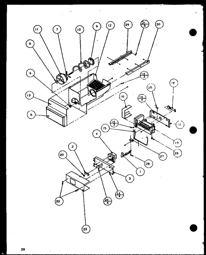 Diagram for SCDE25J (BOM: P7870104W)