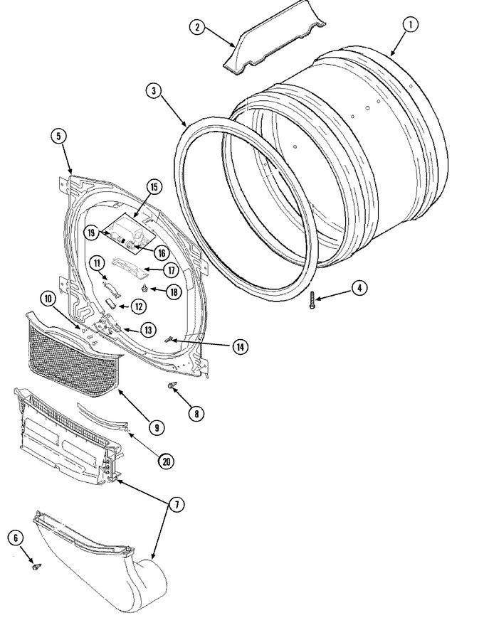 Diagram for SDG4606AWW