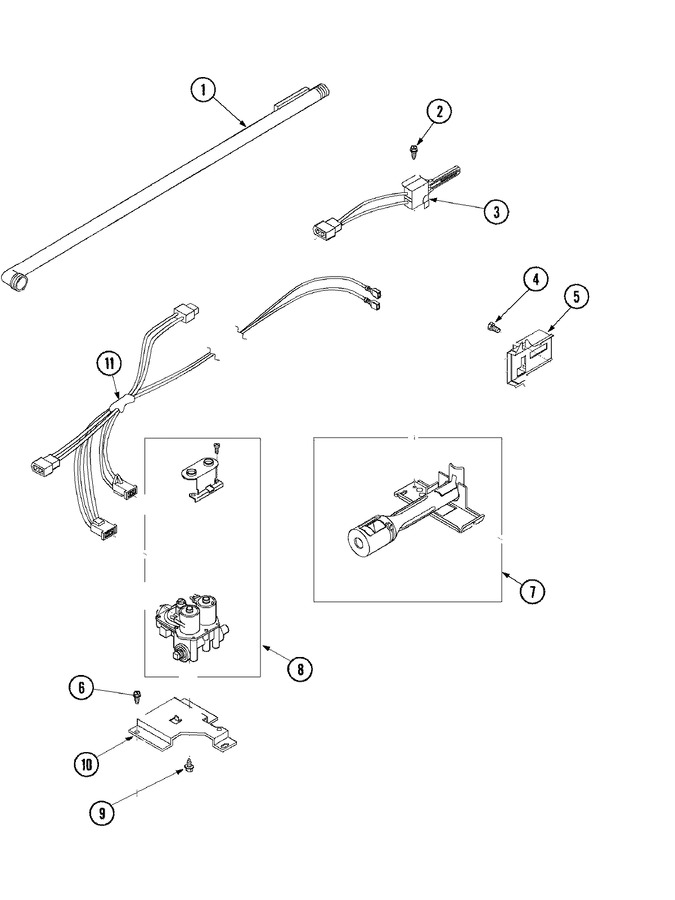 Diagram for SDG505DAWW