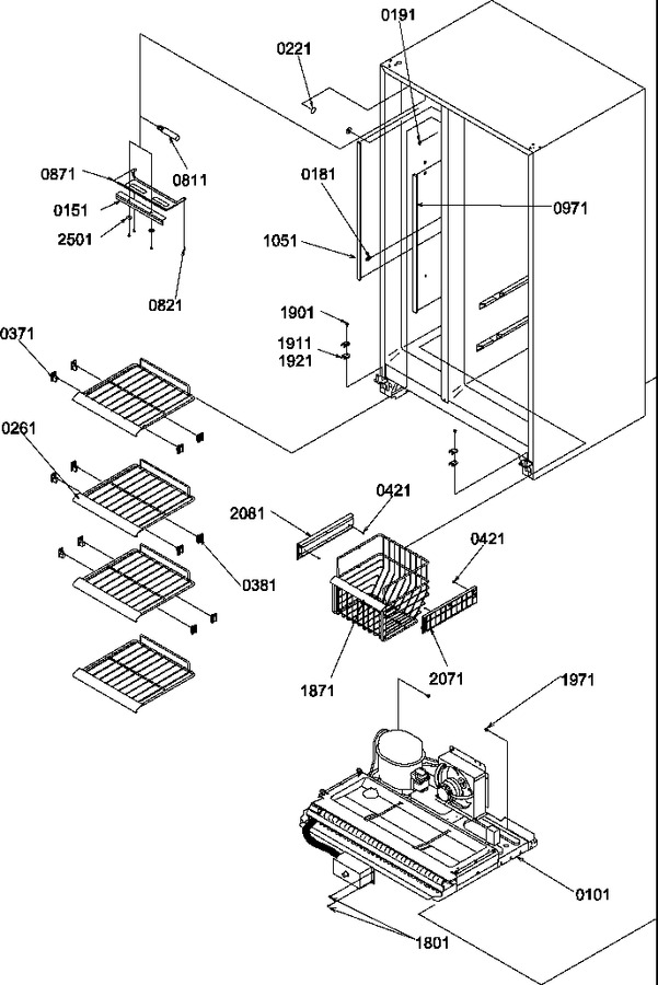 Diagram for SG521SBL (BOM: P1197002W L)