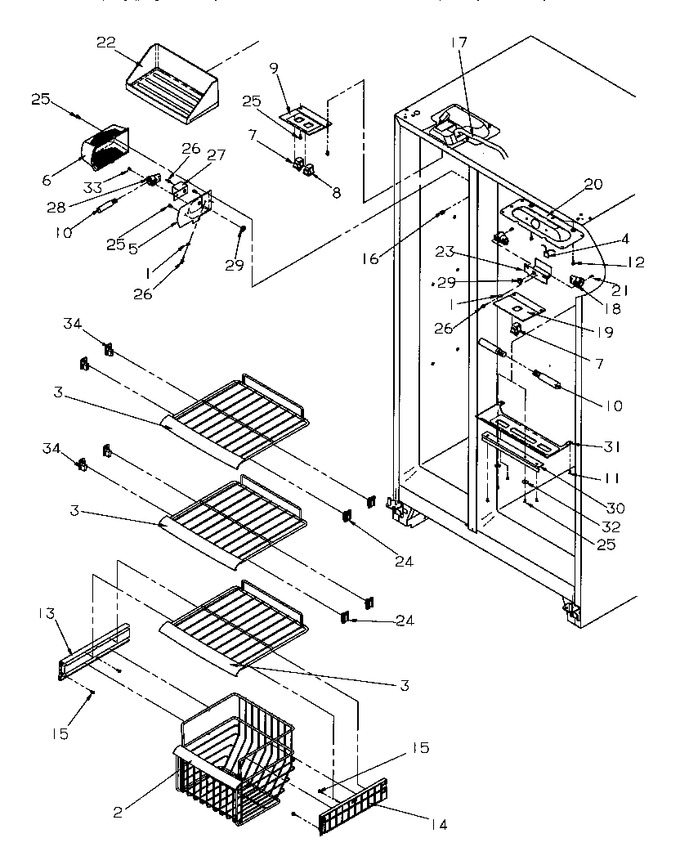 Diagram for SGD521SBL (BOM: P1197101W L)