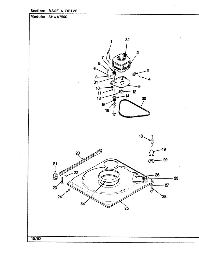 Diagram for SHWA2506W