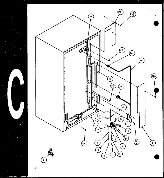 Diagram for SLD25J (BOM: P1116501W)