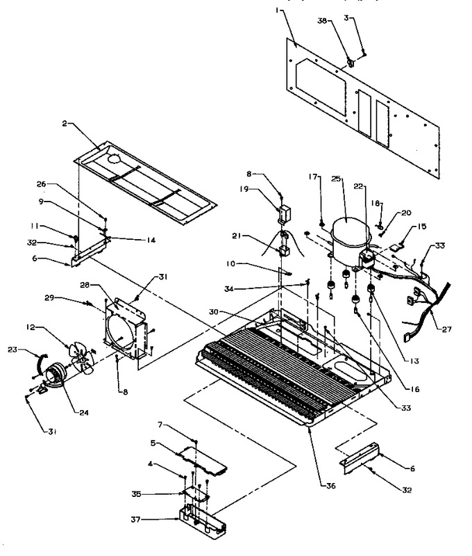Diagram for SPD25QA3W (BOM: P1181321W W)