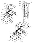 Diagram for 14 - Ref Shelving And Drawers