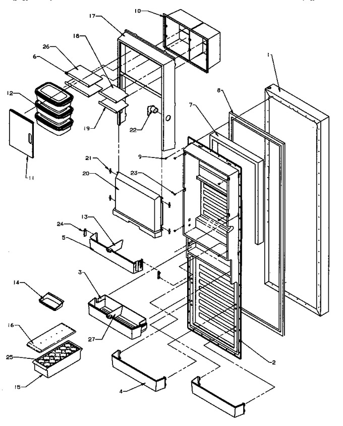 Diagram for SPD25QA3W (BOM: P1181321W W)