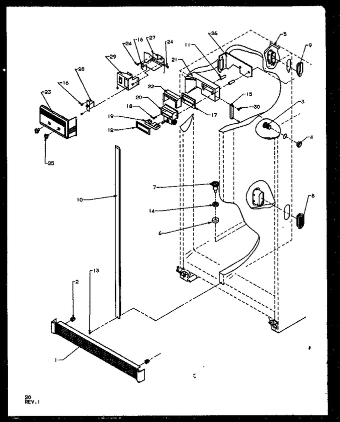 Diagram for SQ22NBW (BOM: P1162705W W)