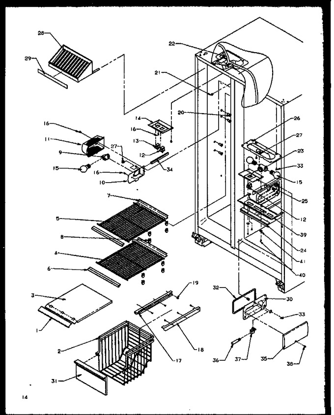 Diagram for SXD20NE (BOM: P1162504W E)