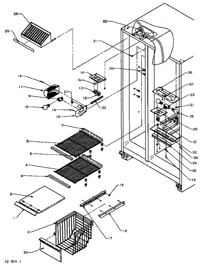 Diagram for SQD25NW (BOM: P1181303W W)