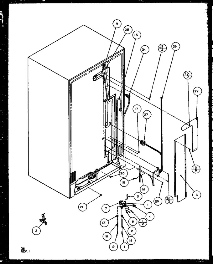 Diagram for SQD25MB4L (BOM: P1153405W L)