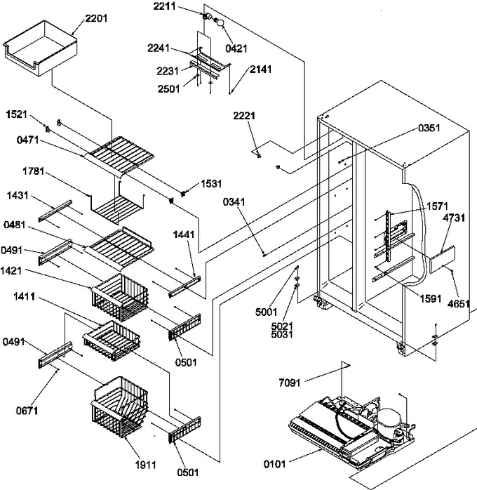 Diagram for SR20TL (BOM: P1190102W L)