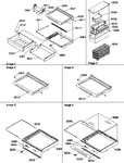 Diagram for 11 - Shelves, Deli, Crisper Assemblies, & Acs