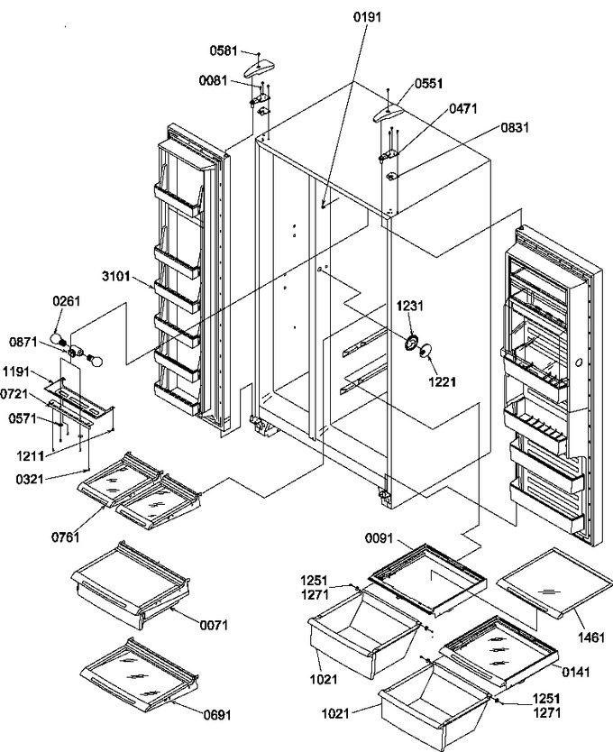 Diagram for SR25TE (BOM: P1194002W E)