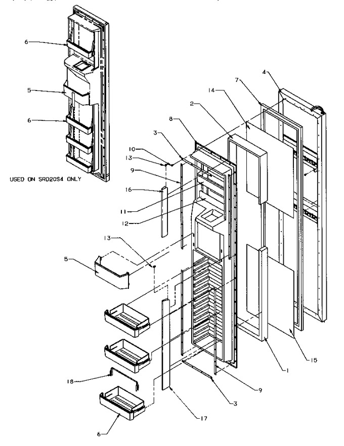 Diagram for SRD27S4W (BOM: P1190303W W)