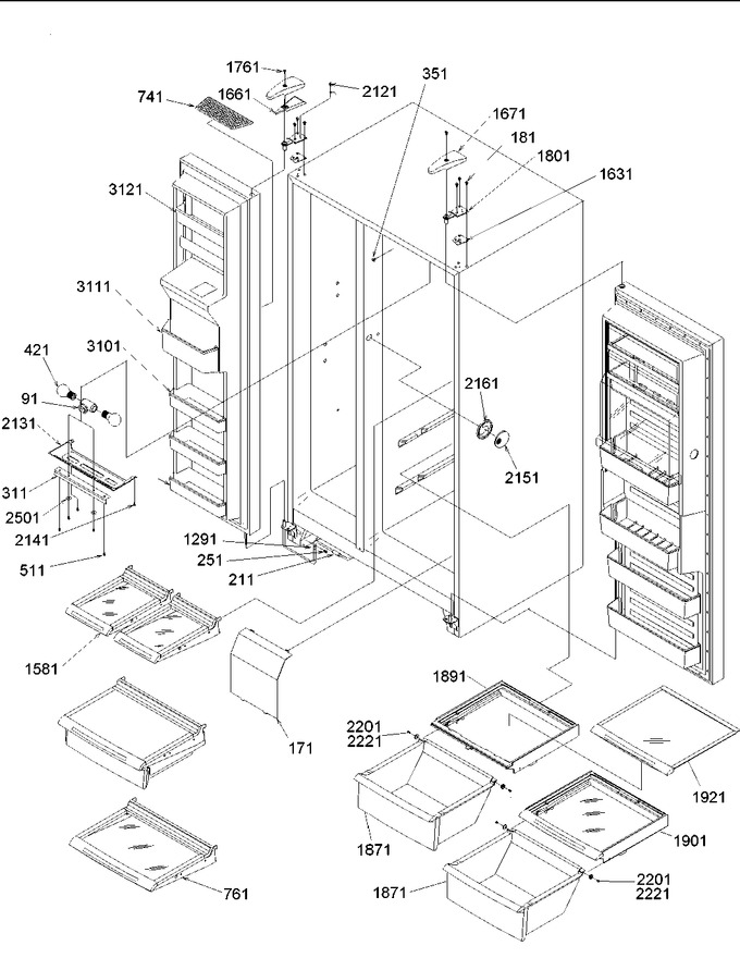 Diagram for SRD25S5W (BOM: P1190305W W)