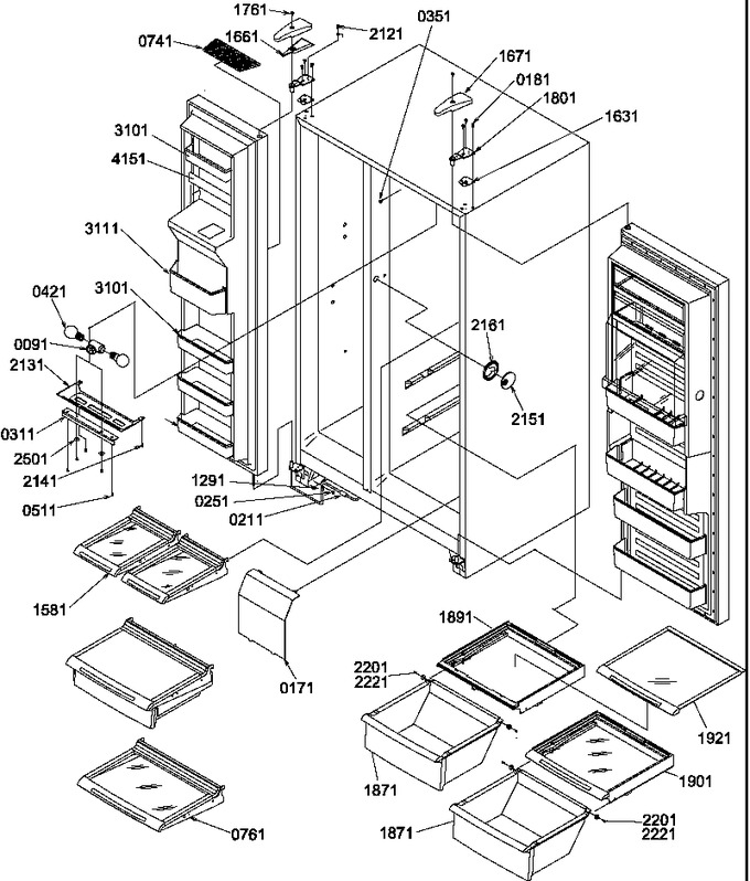 Diagram for SRD27S2E (BOM: P1190329W E)