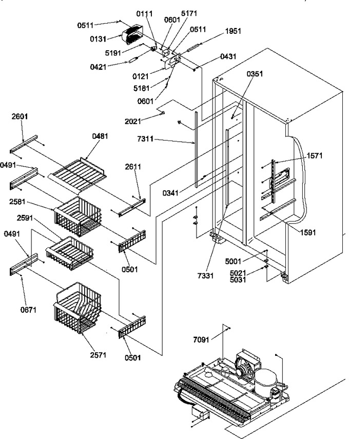 Diagram for SRD325S5W (BOM: P1307203W W)