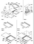 Diagram for 03 - Deli, Shelves, Crisper Assemblies & Acs