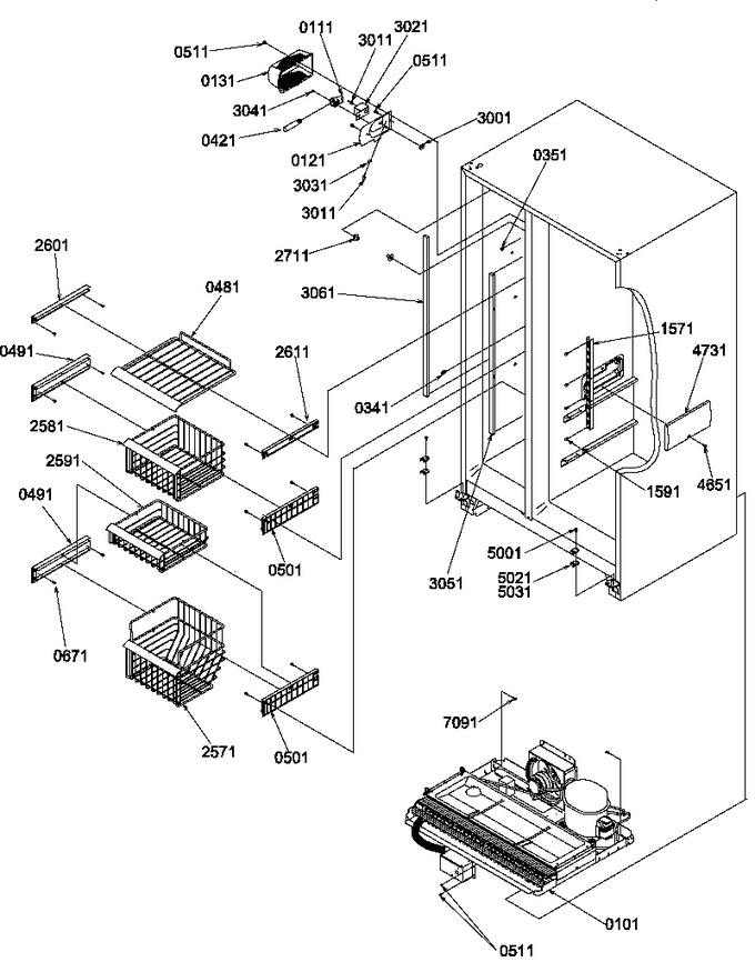 Diagram for SRD522TW (BOM: P1309903W W)