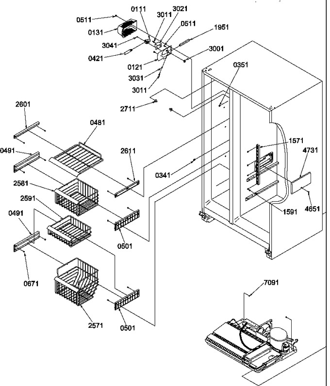 Diagram for SRD522TW (BOM: P1313301W W)