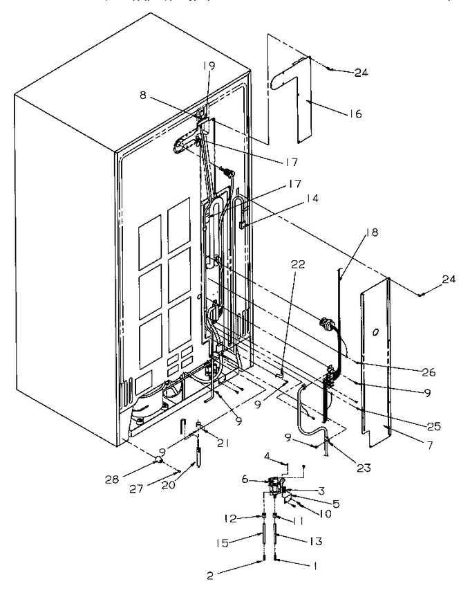 Diagram for SRDE27S3W (BOM: P1190601W W)