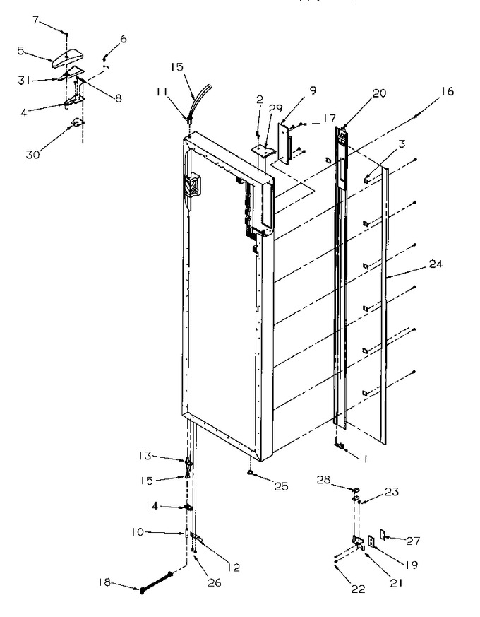 Diagram for SRDE27S3W (BOM: P1190601W W)
