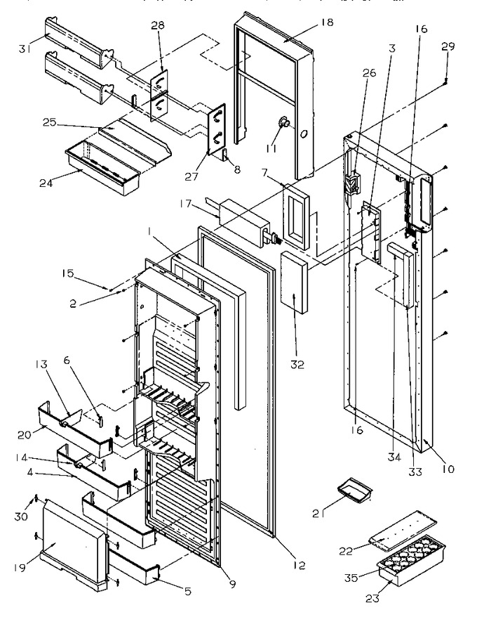 Diagram for SRDE27S3W (BOM: P1190601W W)