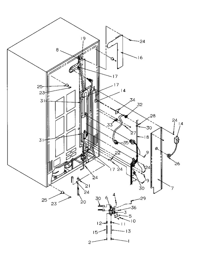 Diagram for SRDE528SBW (BOM: P1184902W W)