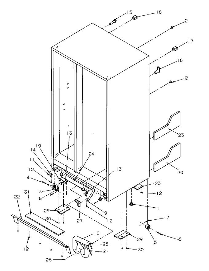 Diagram for SRDE528SBW (BOM: P1184902W W)
