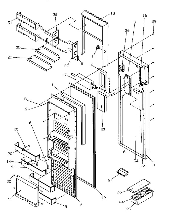Diagram for SRDE528SW (BOM: P1184901W W)