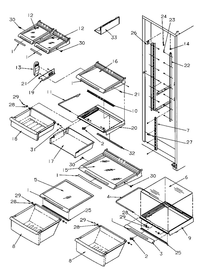 Diagram for SRDE528SBW (BOM: P1184902W W)