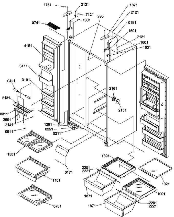 Diagram for SRDE528TW (BOM: P1310301W W)
