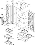 Diagram for 11 - Ref/fz Shelves, Lights, And Hinges