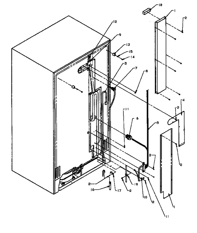 Diagram for SX19NW (BOM: P1168702W W)